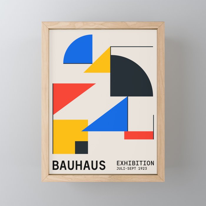 BAUHAUS 05: Exhibition 1923 | Mid Century Series  Mini Art Print Gallery Image 1