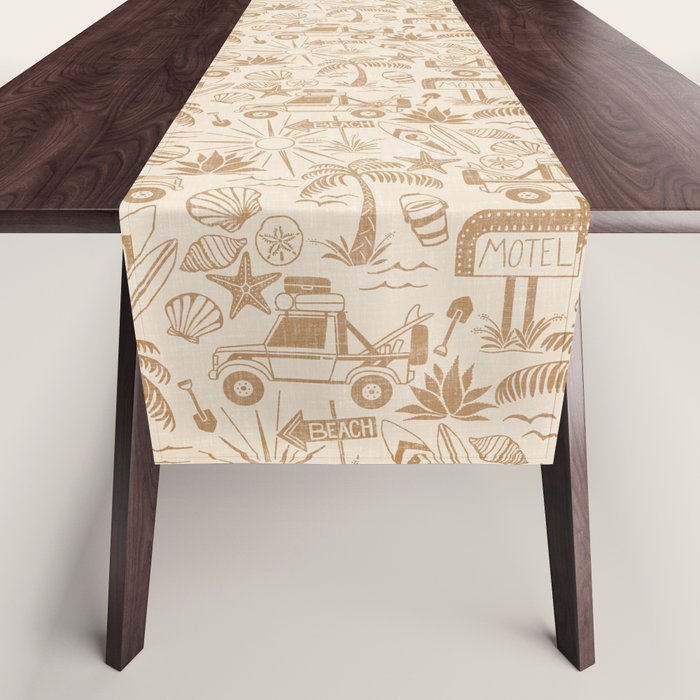 Baja - ochre gold Table Runner
