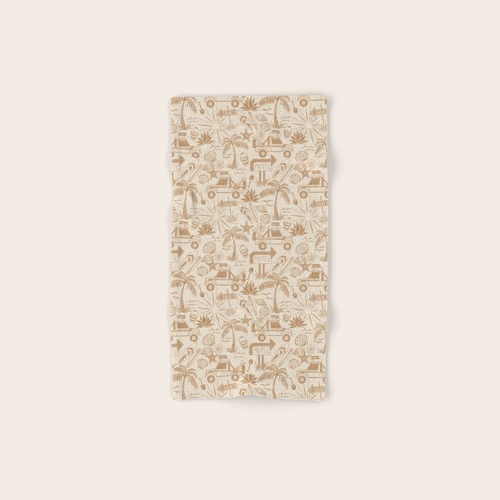 Baja - ochre gold Bath Towel Gallery Image 1