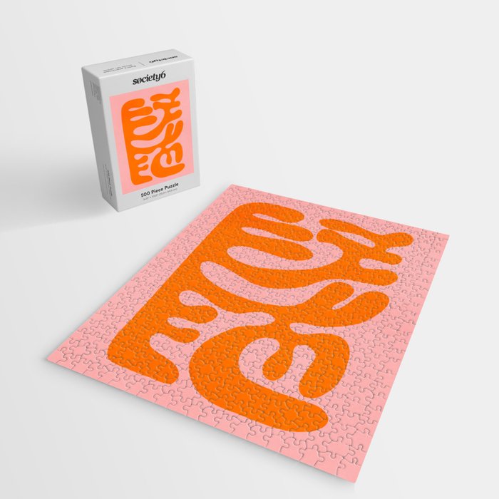 Tangerine & Sundown: Matisse Paper Cutouts 12 Jigsaw Puzzle Gallery Image 2