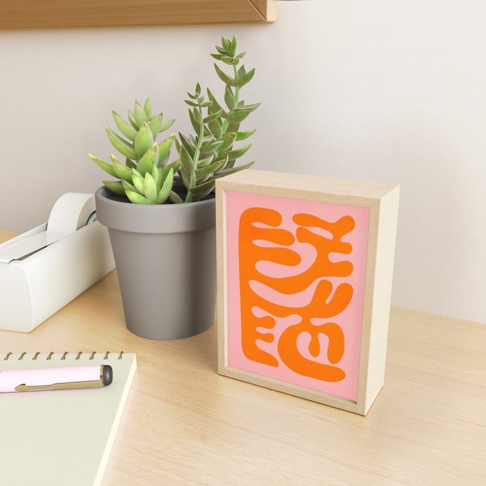 Tangerine & Sundown: Matisse Paper Cutouts 12 Mini Art Print Gallery Image 2