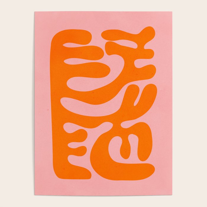 Tangerine & Sundown: Matisse Paper Cutouts 12 Poster Gallery Image 4