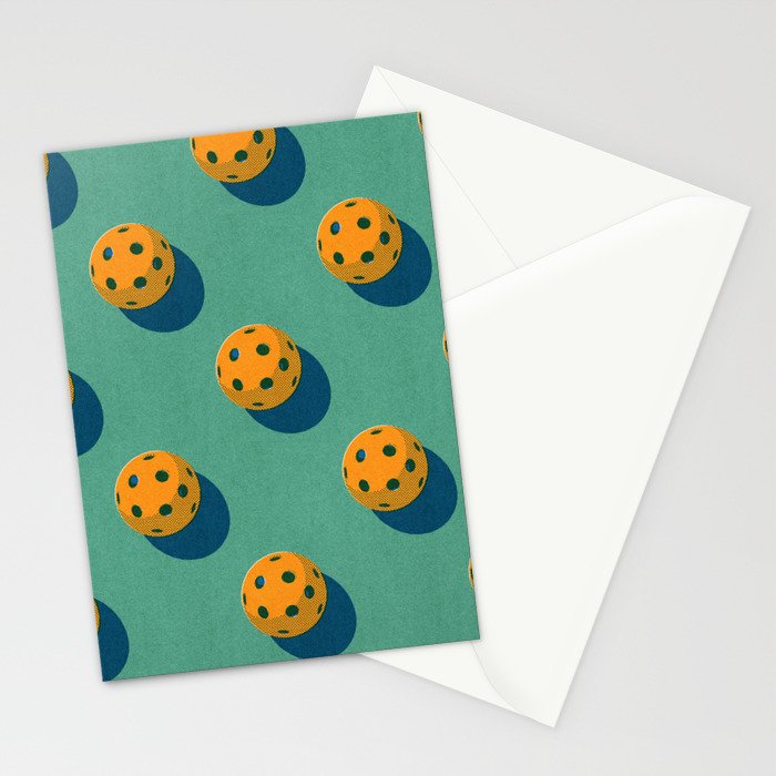 BALLS Pickleball - pattern Stationery Card Gallery Image 2