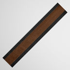 Image of a Brown & Black Stitched Leather Image Table Runner Gallery Image 3