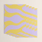 Wavy Land - Lime & Lilac Wrapping Paper Gallery Image 3