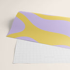 Wavy Land - Lime & Lilac Wrapping Paper Gallery Image 2