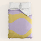 Wavy Land - Lime & Lilac Duvet Cover Gallery Image 6
