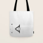 Modern Coastal Surfer Photography Tote Bag Gallery Image 1