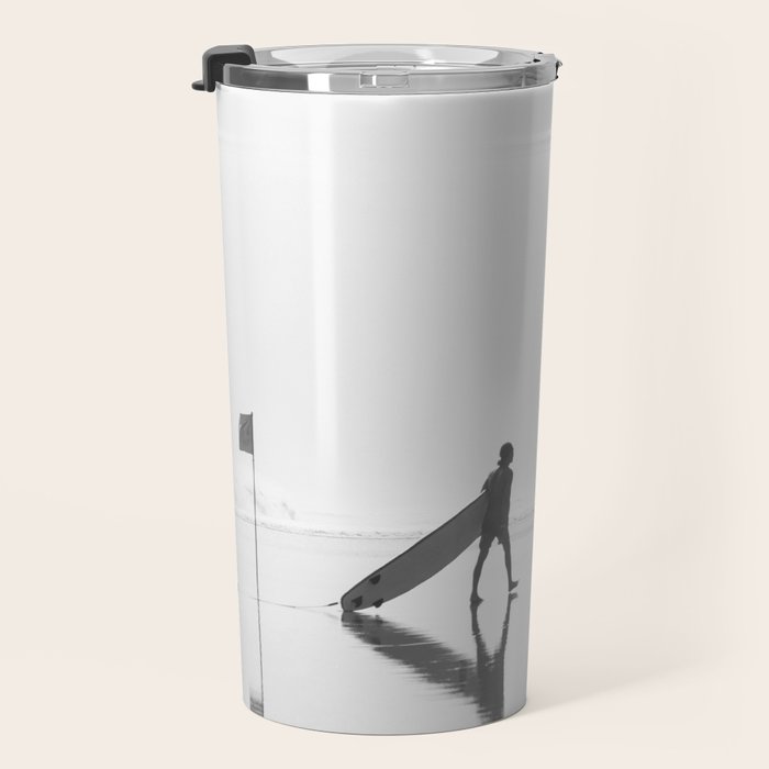 Modern Coastal Surfer Photography Travel Mug Gallery Image 3