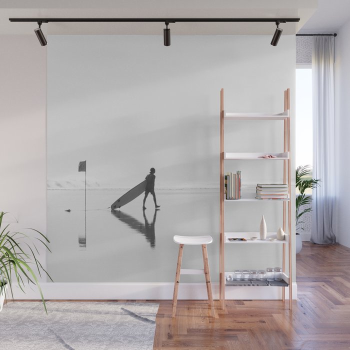 Modern Coastal Surfer Photography Wall Mural Gallery Image 1