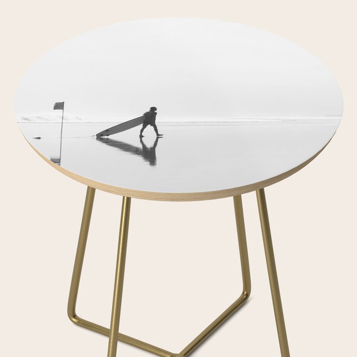 Modern Coastal Surfer Photography Side Table Gallery Image 2