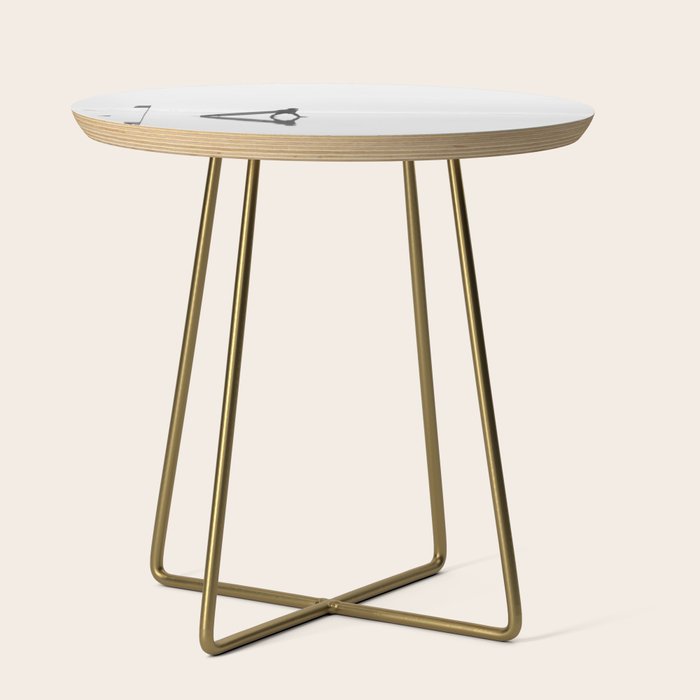 Modern Coastal Surfer Photography Side Table Gallery Image 1