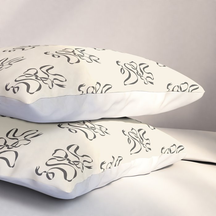 Bow ribbon 02 Pillow Sham Gallery Image 3