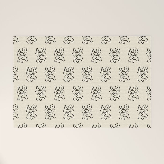 Bow ribbon 02 Welcome Mat Gallery Image 1