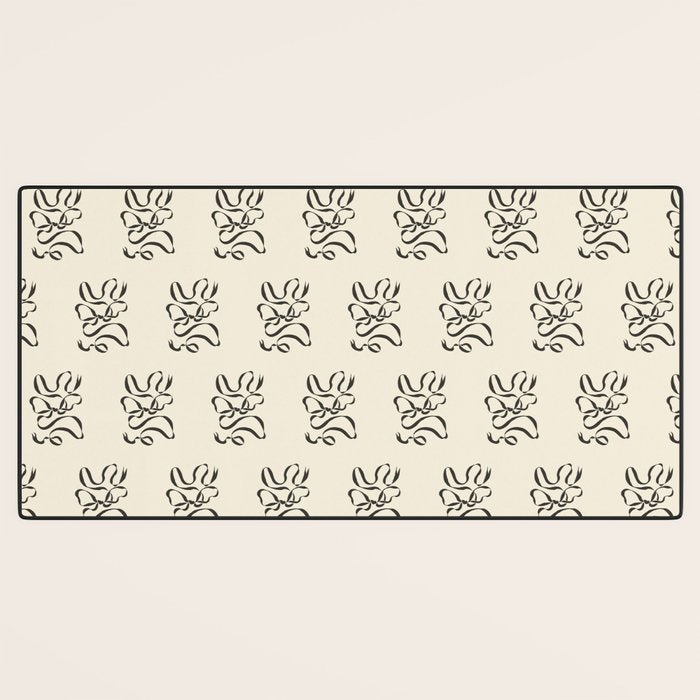 Bow ribbon 02 Desk Mat Gallery Image 3