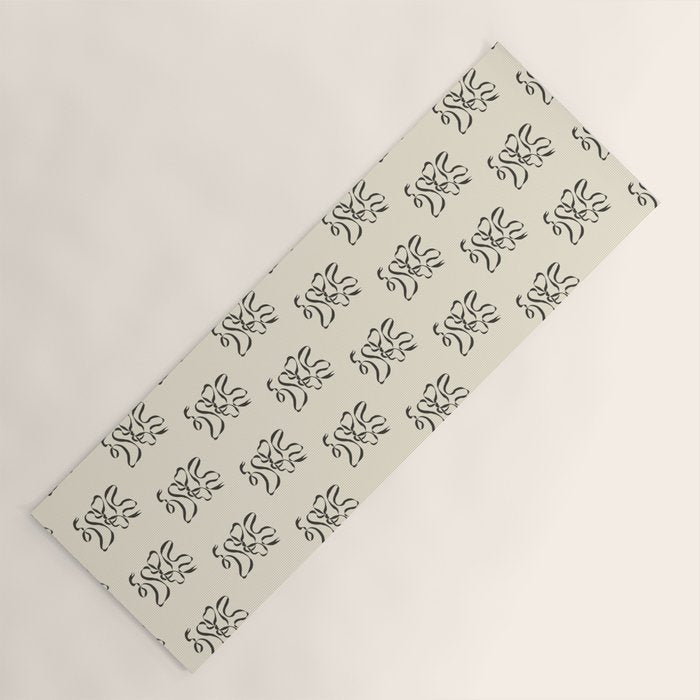 Bow ribbon 02 Yoga Mat Gallery Image 1