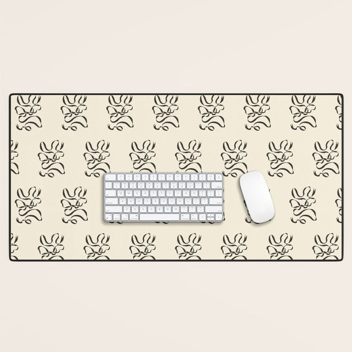 Bow ribbon 02 Desk Mat Gallery Image 1