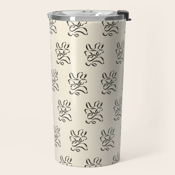 Bow ribbon 02 Travel Mug Gallery Image 2