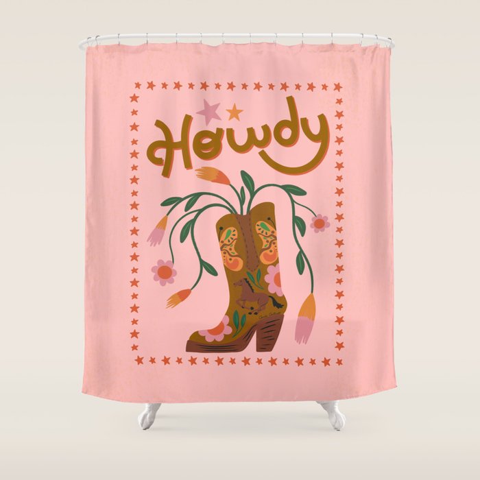 Howdy Shower Curtain Gallery Image 1