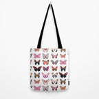 Pink Butterflies Tote Bag Gallery Image 2