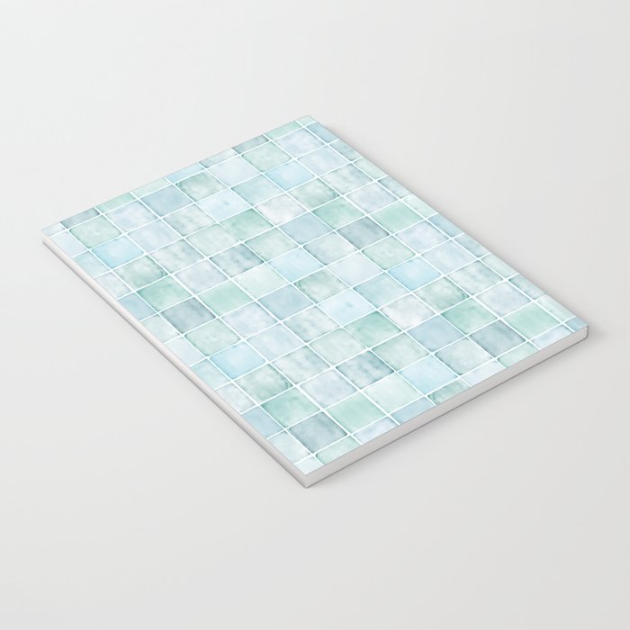 Sea Glass Tiles Watercolor Notebook Gallery Image 3