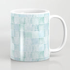 Sea Glass Tiles Watercolor Coffee Mug Gallery Image 1
