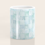 Sea Glass Tiles Watercolor Coffee Mug Gallery Image 4