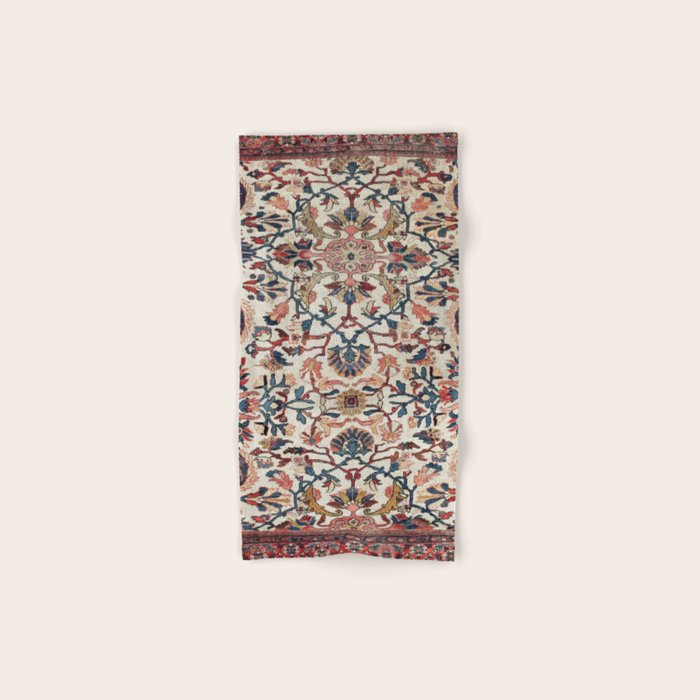 Mahal West Persian Rug Print Bath Towel Gallery Image 1