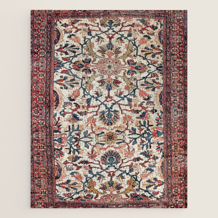 Mahal West Persian Rug Print Jigsaw Puzzle Gallery Image 1