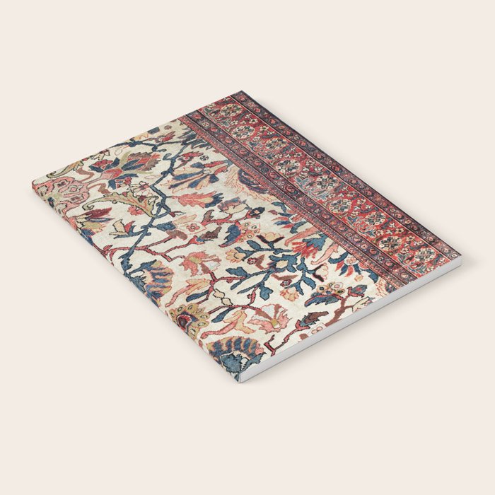 Mahal West Persian Rug Print Notebook Gallery Image 1