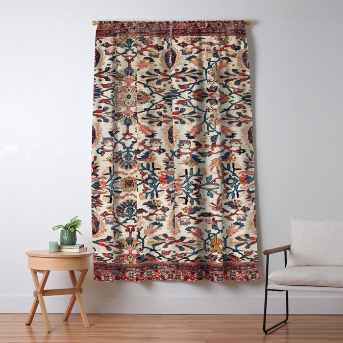 Mahal West Persian Rug Print Window Curtain Gallery Image 5