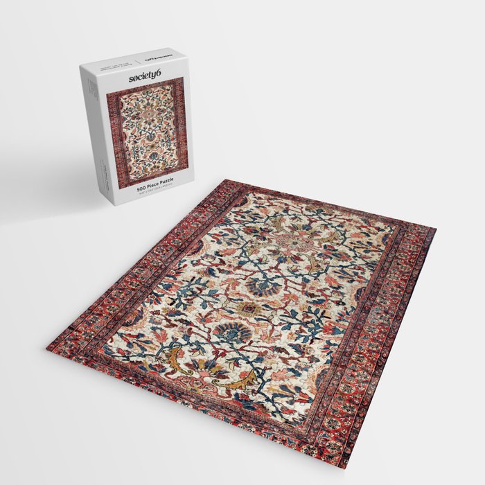 Mahal West Persian Rug Print Jigsaw Puzzle Gallery Image 2