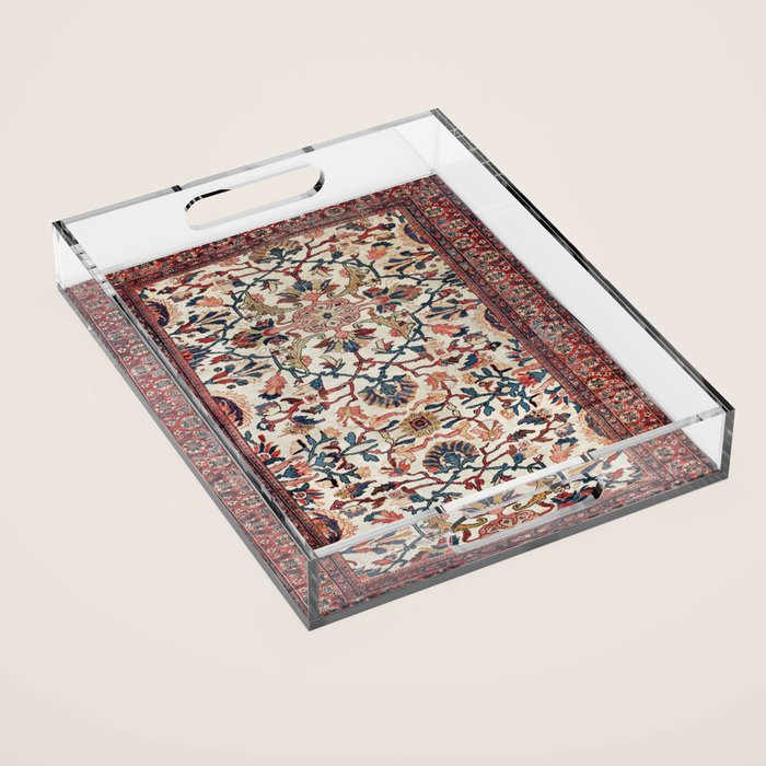 Mahal West Persian Rug Print Acrylic Tray Gallery Image 1