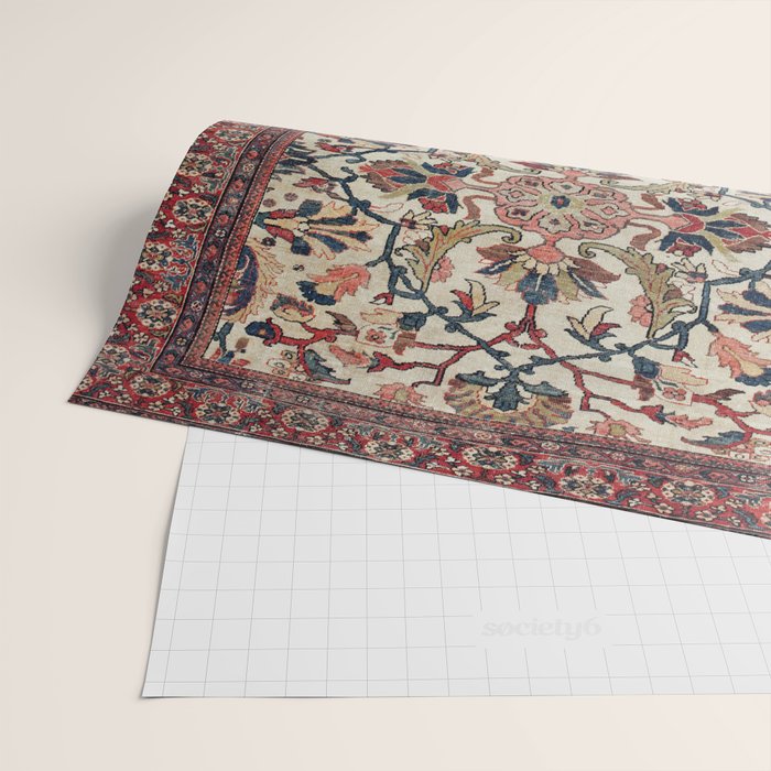 Mahal West Persian Rug Print Wrapping Paper Gallery Image 2