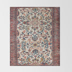 Mahal West Persian Rug Print Throw Blanket Gallery Image 2