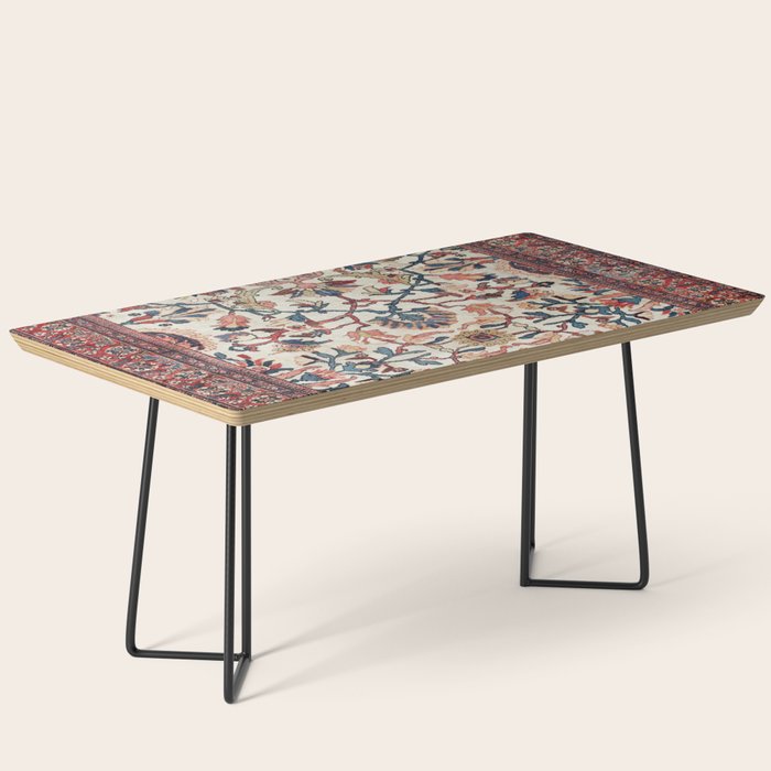 Mahal West Persian Rug Print Coffee Table Gallery Image 1