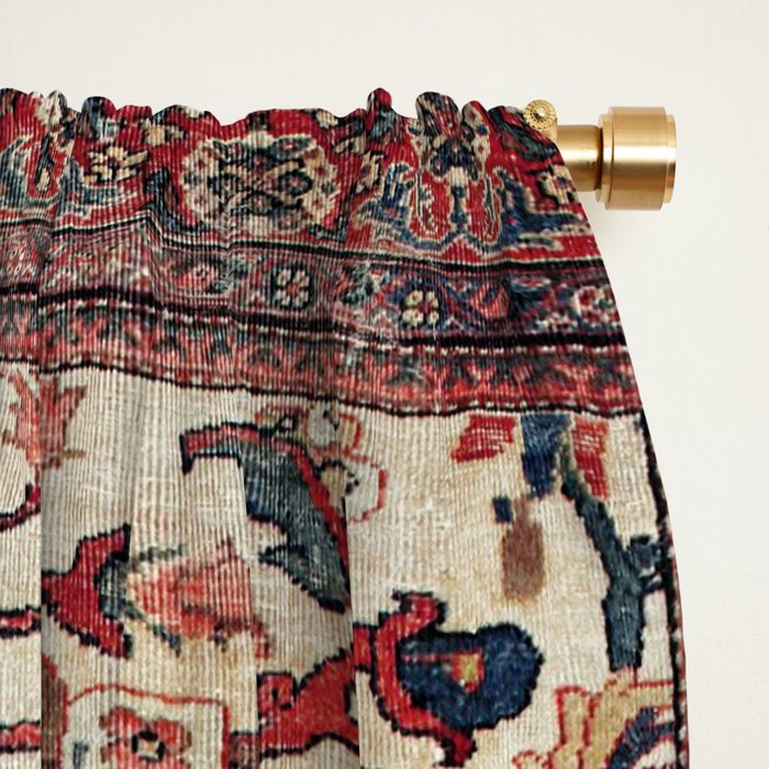 Mahal West Persian Rug Print Window Curtain Gallery Image 2
