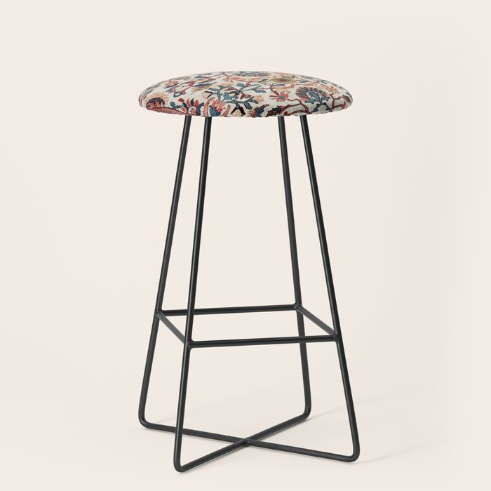 Mahal West Persian Rug Print Stool Gallery Image 1