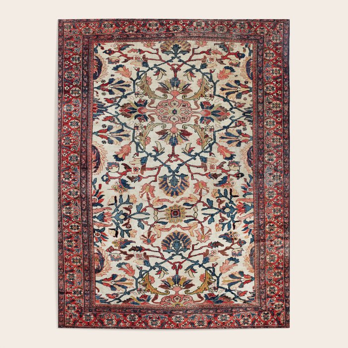 Mahal West Persian Rug Print Poster Gallery Image 4