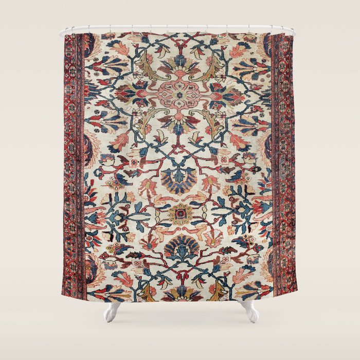 Mahal West Persian Rug Print Shower Curtain Gallery Image 1