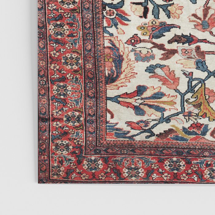 Mahal West Persian Rug Print Poster Gallery Image 3