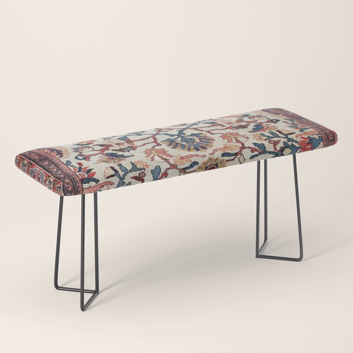 Mahal West Persian Rug Print Bench Gallery Image 1