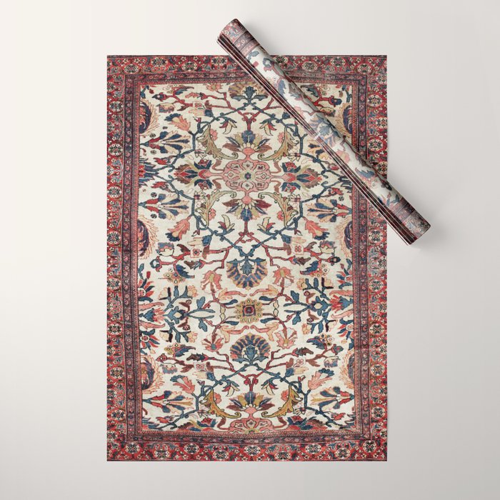 Mahal West Persian Rug Print Wrapping Paper Gallery Image 1