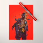 Midnight Jazz in New Orleans Wrapping Paper Gallery Image 1