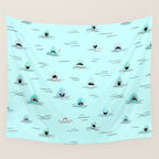 Sharkhead - Shark Pattern Wall Tapestry Gallery Image 4
