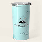 Sharkhead - Shark Pattern Travel Mug Gallery Image 2
