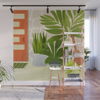 Modern Outdoor Oasis Wall Mural Gallery Image 1