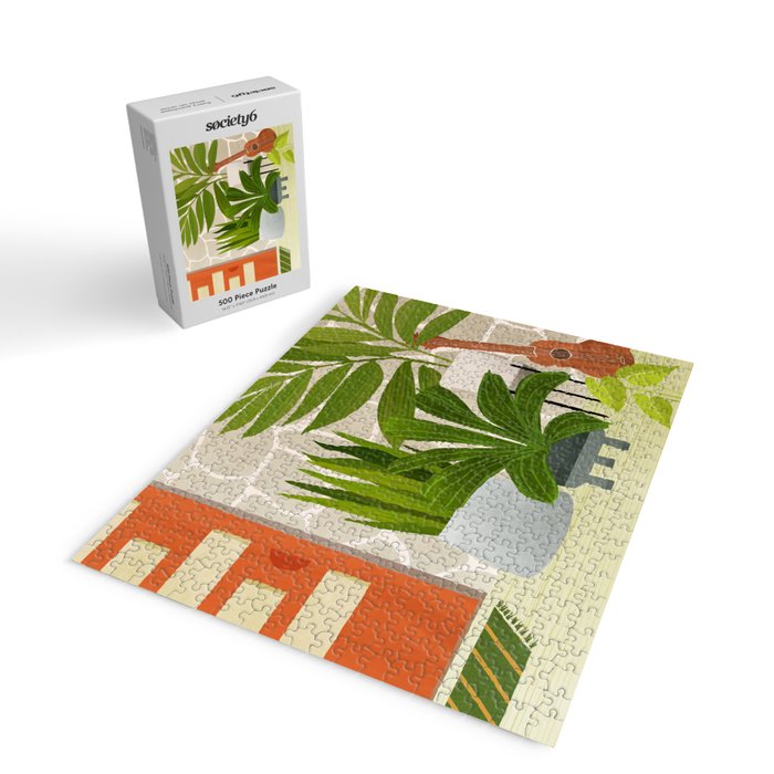 Modern Outdoor Oasis Jigsaw Puzzle Gallery Image 2