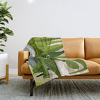 Modern Outdoor Oasis Throw Blanket Gallery Image 1