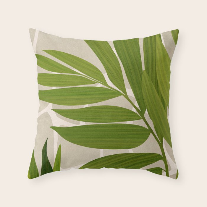 Modern Outdoor Oasis Throw Pillow Gallery Image 1